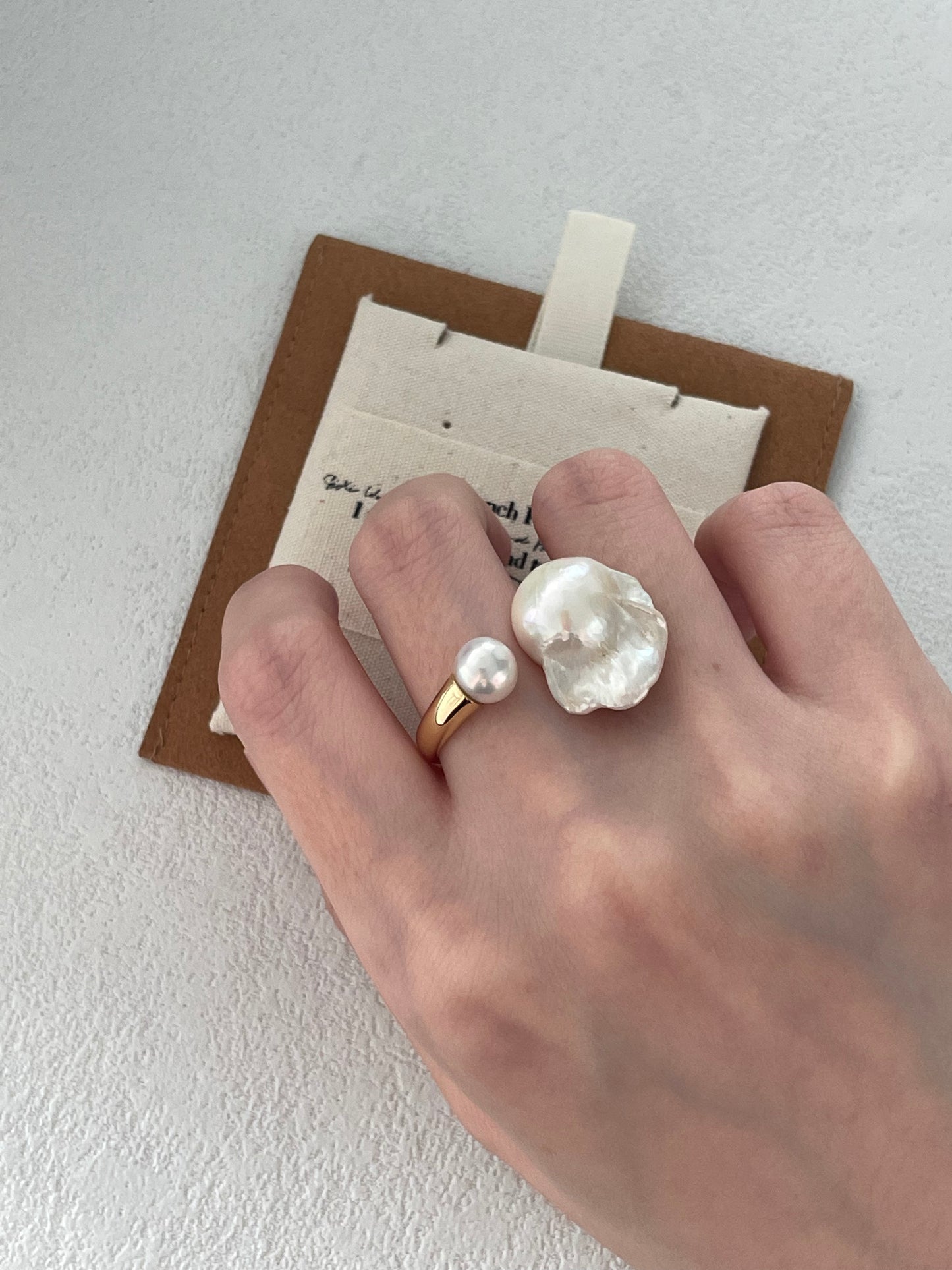 Grandeur Baroque Pearl Ring